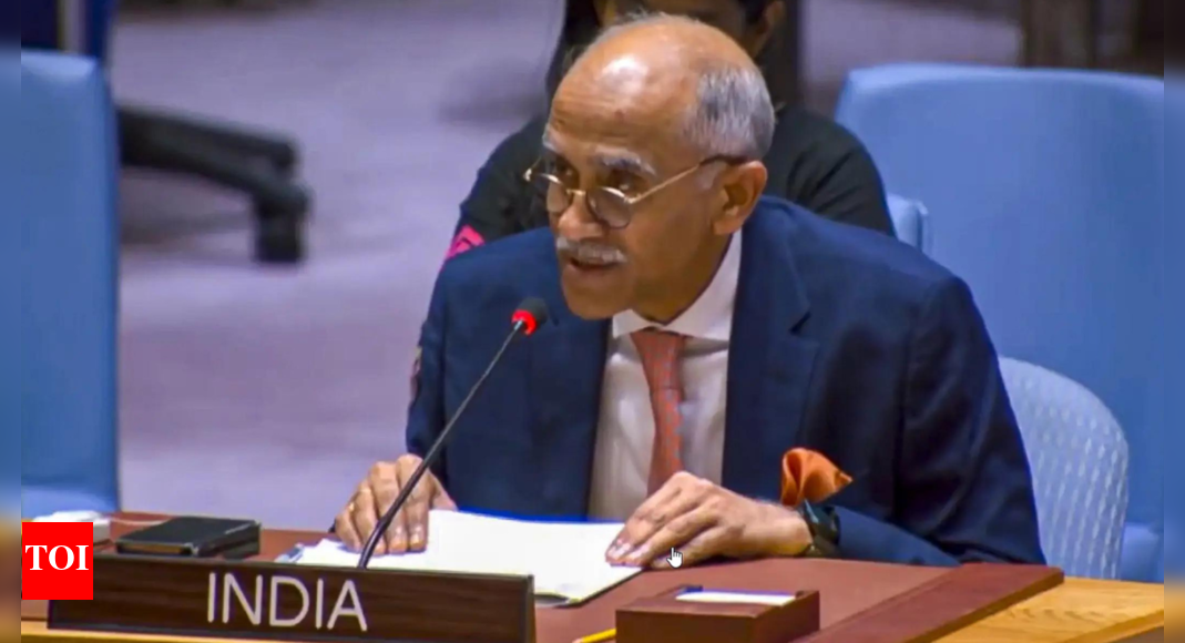 ‘Nefarious agenda’: India slams Pakistan at UNSC; says it shelled civilians, supports terror | India News – Times of India