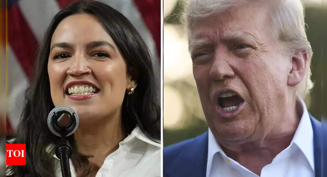 ‘Bronx Girl’ or Yorktown Grad? NY Republican challenges AOC’s suburban roots with yearbook photo after Trump clash