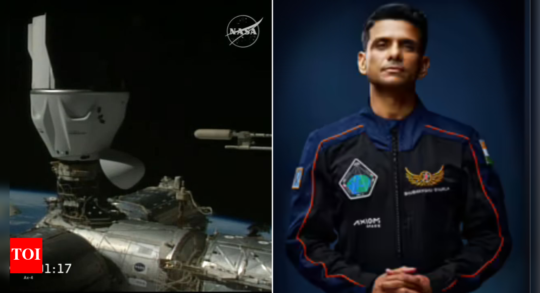 Axiom-4 crew docks: Shubhanshu Shukla becomes 1st Indian to enter International Space Station