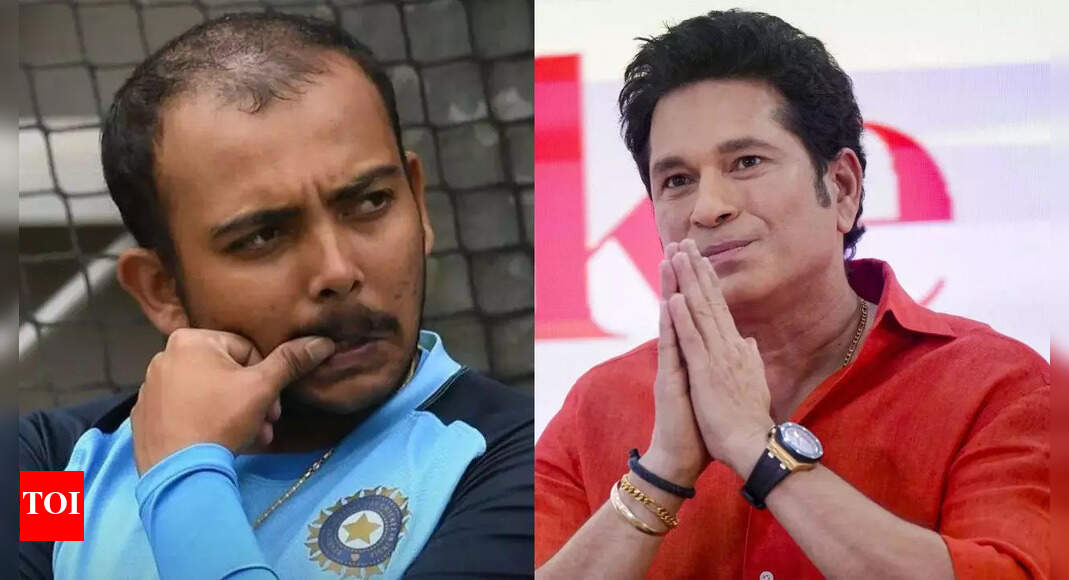 'Wapas track pe aaja': Prithvi Shaw recalls Sachin Tendulkar's advice