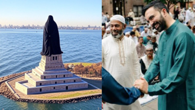 Burqa-clad Statue of Liberty? MAGA targets Zohran Mamdani’s religion; refers to 9/11