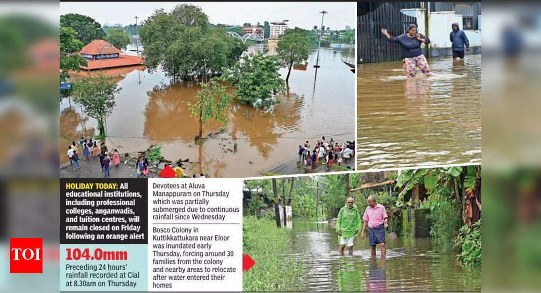 Heavy Rain Causes Flooding and Disruption in Ernakulam District