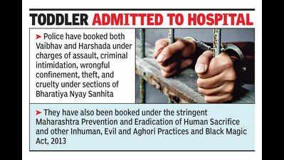 Maid’s 2-year-old burnt, hit to ‘drive out evil spirit’, employer couple held