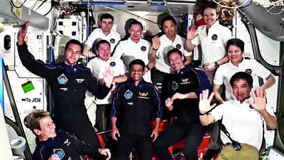 Axiom-4 mission: Shubhanshu Shukla and his fellow 'Earthlings' enter space station with Grace