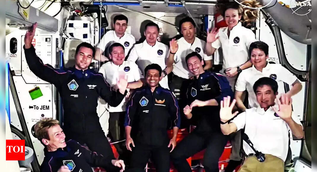 Axiom-4 mission: Shubhanshu Shukla and his fellow 'Earthlings' enter space station with Grace