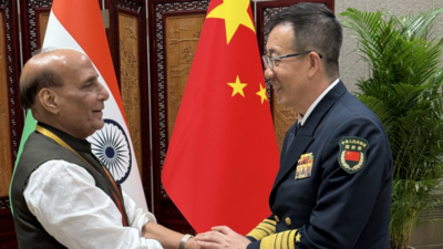 ‘Avoid new complexities’: Rajnath’s strong message to China; meets defence minister Dong Jun on SCO Summit sidelines; Kailash Mansarovar yatra discussed | India News – Times of India