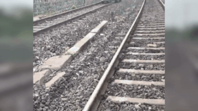  Drives car on rail tracks for 7km near Hyderabad; watch