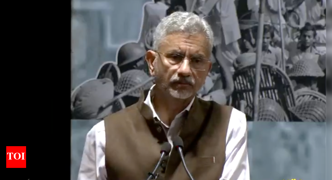 ‘All because of one family … ‘: Jaishankar slams Congress over Emergency; takes ‘Kissa Kursi Ka’ jibe | India News – Times of India