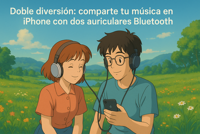 ¡Escucha en pareja! Así puedes conectar dos auriculares Bluetooth a tu iPhone o iPad