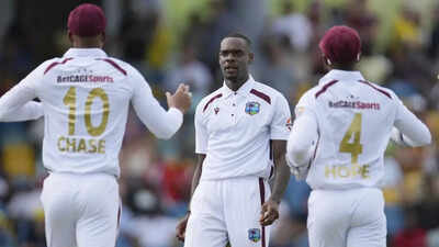 Watch: West Indies' Jayden Seales fined 15 percent of his match fees - here's why
