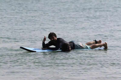 Priyanshu Painyuli takes on surfing adventure in Sri Lanka