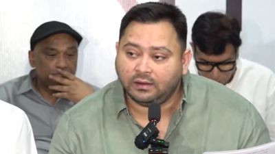  Tejaswi Yadav slams PM Modi, Nitish; says electoral rolls revision will snatch voting rights from poor