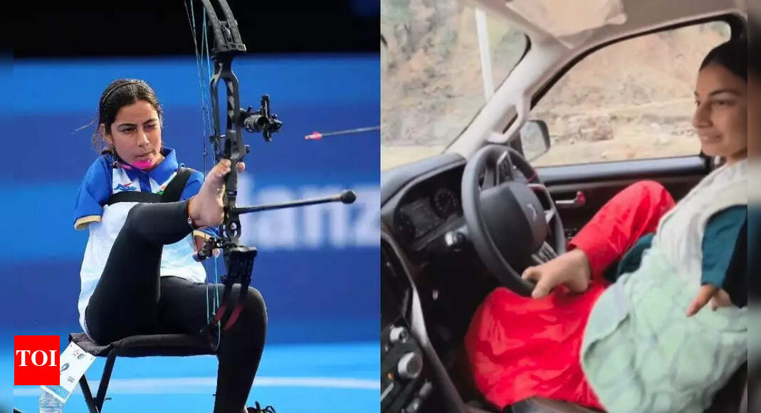 'Never say never': Paralympian Sheetal Devi drives car with feet - WATCH