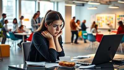  41% of workers under 35 battle daily stress