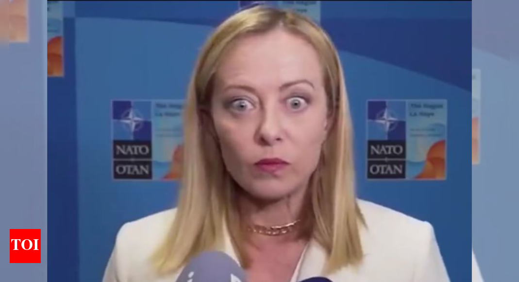 Giorgia Meloni's facial expressions go viral after Nato summit ...