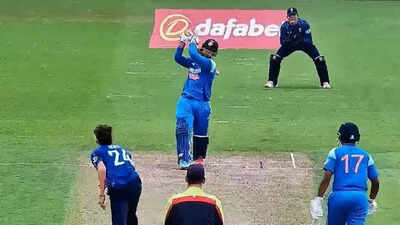 IND U19 vs ENG U19: Five sixes! Vaibhav Suryavanshi's whirlwind knock lights up U19 ODI in England