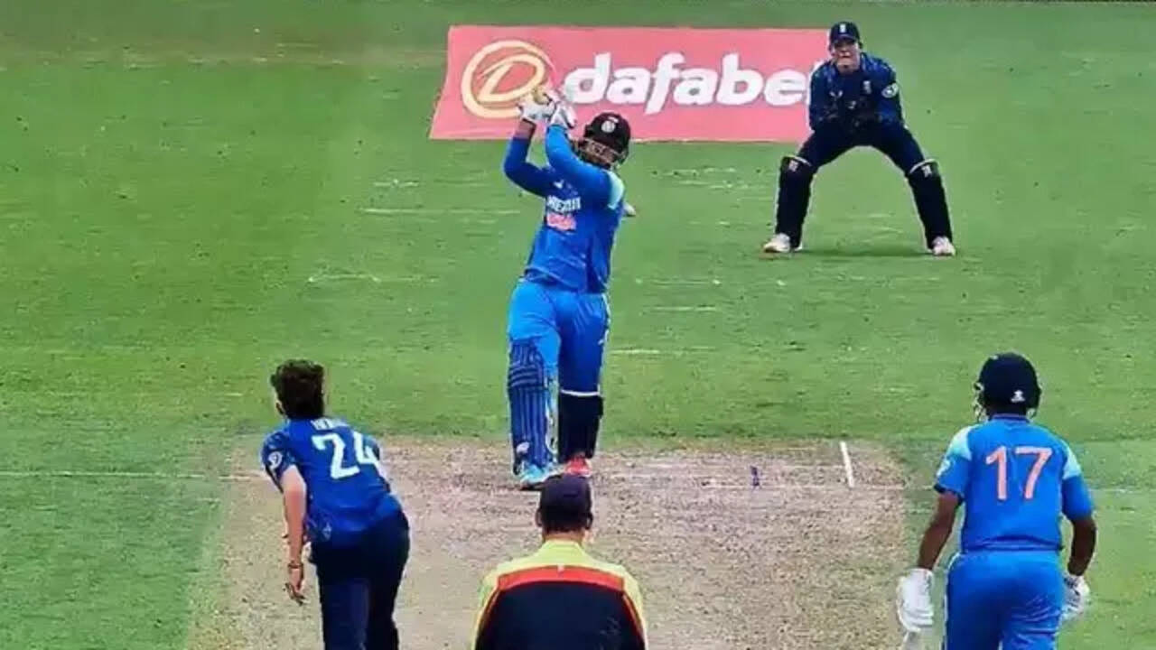 IND U19 vs ENG U19: Five sixes! Vaibhav Suryavanshi's whirlwind knock lights up U19 ODI in England