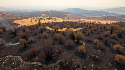 Forest fire near Athens under control, but area on high alert