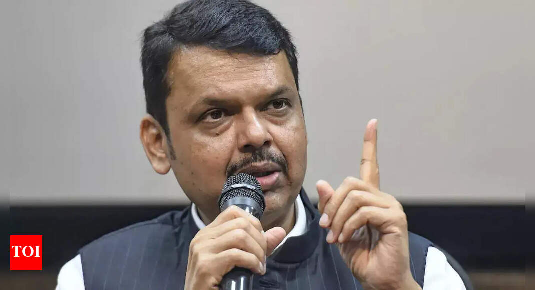 As CM, Uddhav accepted report saying Hindi compulsory, says Fadnavis | India News – Times of India