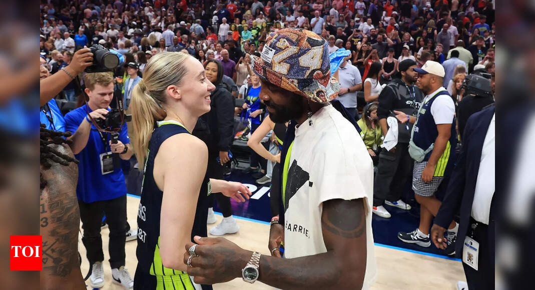 Kyrie Irving fires up after Paige Bueckers hits buzzer-beater three for  Wings against Clark-less Fever | NBA News - Times of India