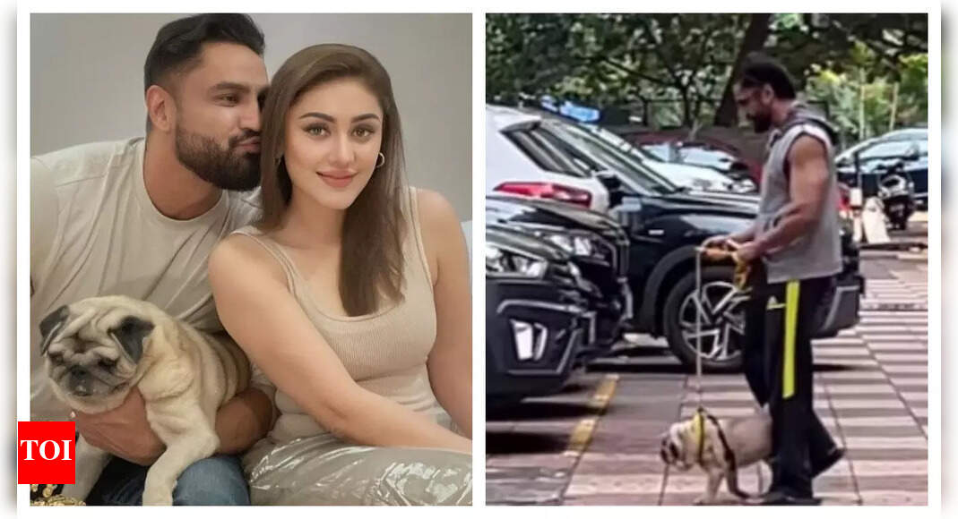 Shefali Jariwala death: Heartbroken Parag Tyagi makes first appearance with their pet dog Simba after her demise |