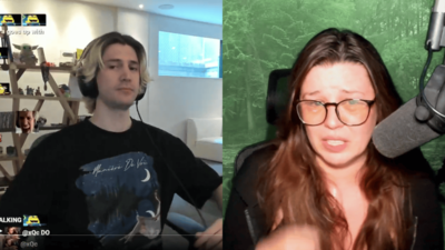  xQc mocks Kaceytron after she cries over Ethan Klein lawsuit