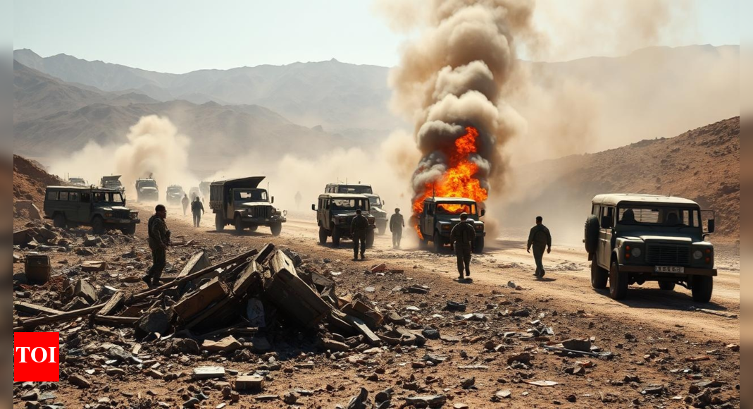 'Explosive-laden vehicle hit convoy': 16 Pakistan troops killed in suicide blast