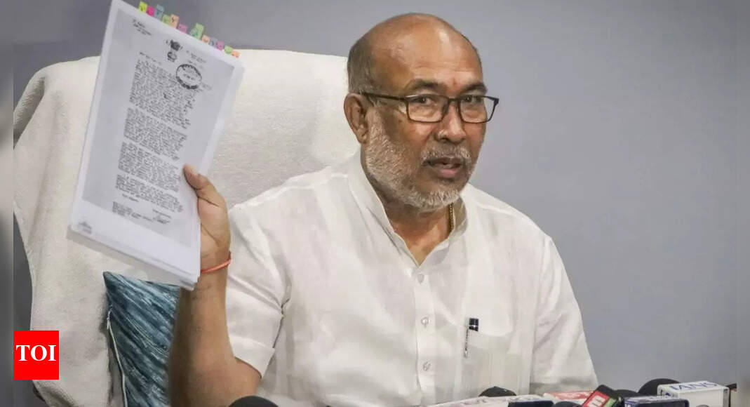Manipur crisis: Former CM Biren Singh says efforts under way to form popular government; says 'peace compulsory'