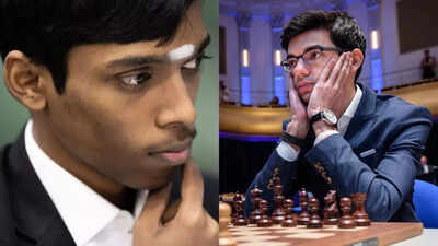  Dutch no. 1 Anish Giri reacts after R Praggnanandhaa becomes world no. 1 junior chess player