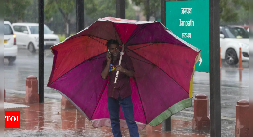 ‘Orange alert’: Light rain brings relief to Delhi-NCR; IMD warns of gusty winds, thunderstorms