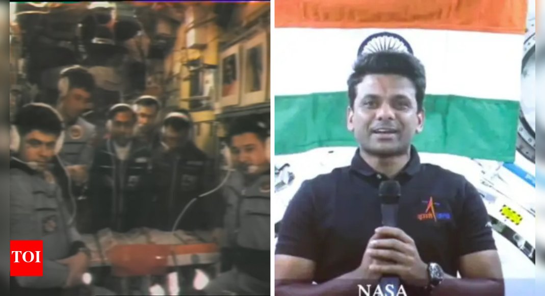 41 years after Rakesh Sharma's 'saare jahan se acha', Shubhanshu Shukla calls India ...