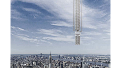  Skyscraper that hangs in space with an asteroid?