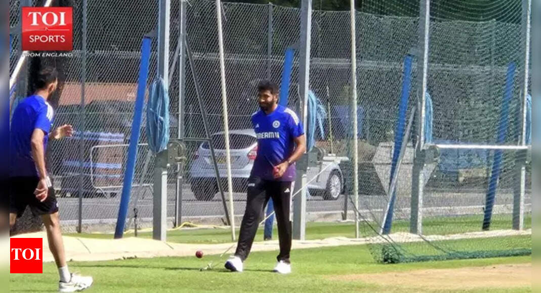 Cues from Birmingham nets: Jasprit Bumrah keeps everyone guessing, Kuldeep Yadav gives it a rip! | Cricket News – Times of India