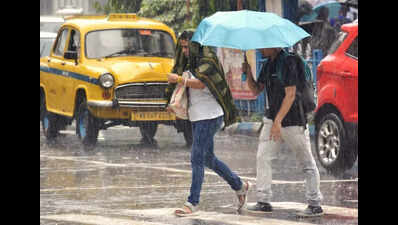 Met predicts heavier, more frequent showers today