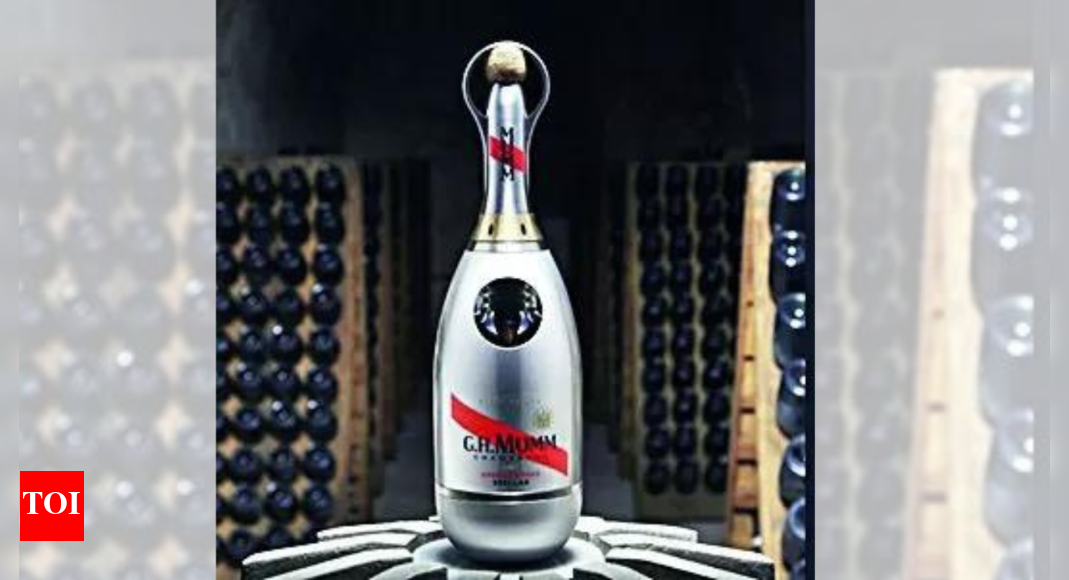 In a 1st, spl champagne bottle tested in space