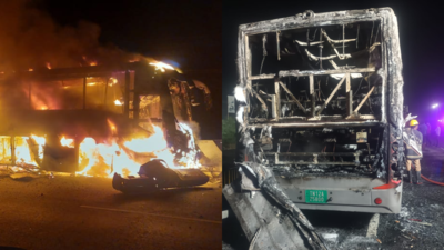  21 passengers injured in midnight crash; truck drivers hailed for heroic rescue