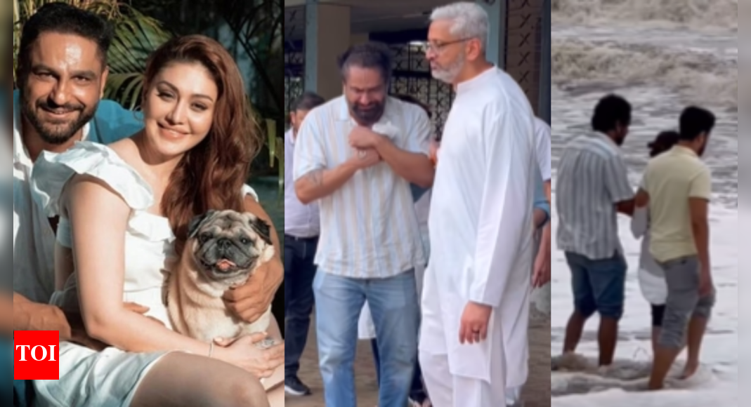 Parag Tyagi heartbroken performing final rituals for Shefali Jariwala