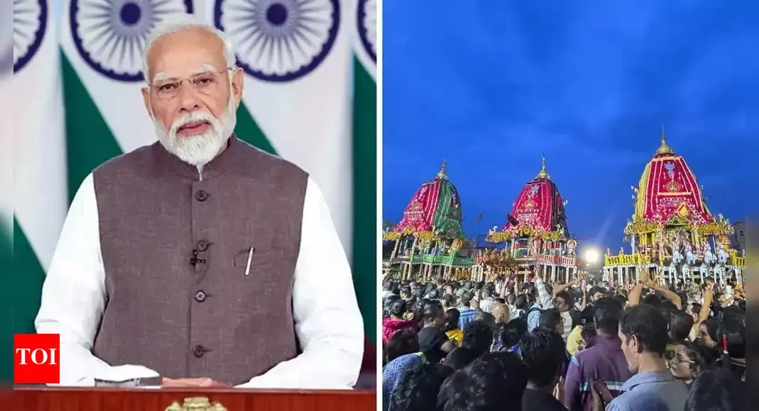 Evening news wrap: PM Modi's sharp attack on Congress over Emergency, Rath Yatra turns tragic in Odisha; & more