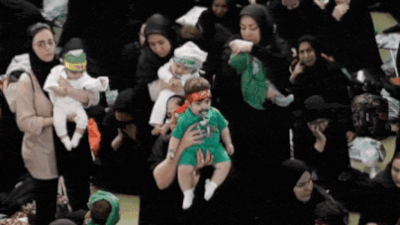 Hosseini infants ceremony: In war’s shadow, hundreds of Iranian mothers offer babies as martyrs - video