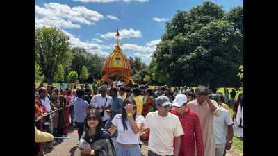 Rath Yatra celebrated in England’s Slough