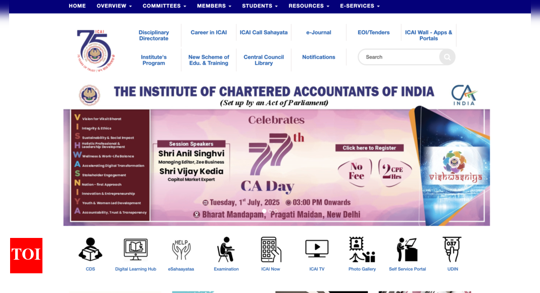 ICAI CA Final result 2025 for May session expected soon: Check how to download scorecards online – Times of India