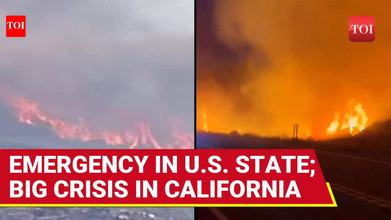 California Wildfires Prompt Red Flag Alerts; Thousands Flee Homes As ...