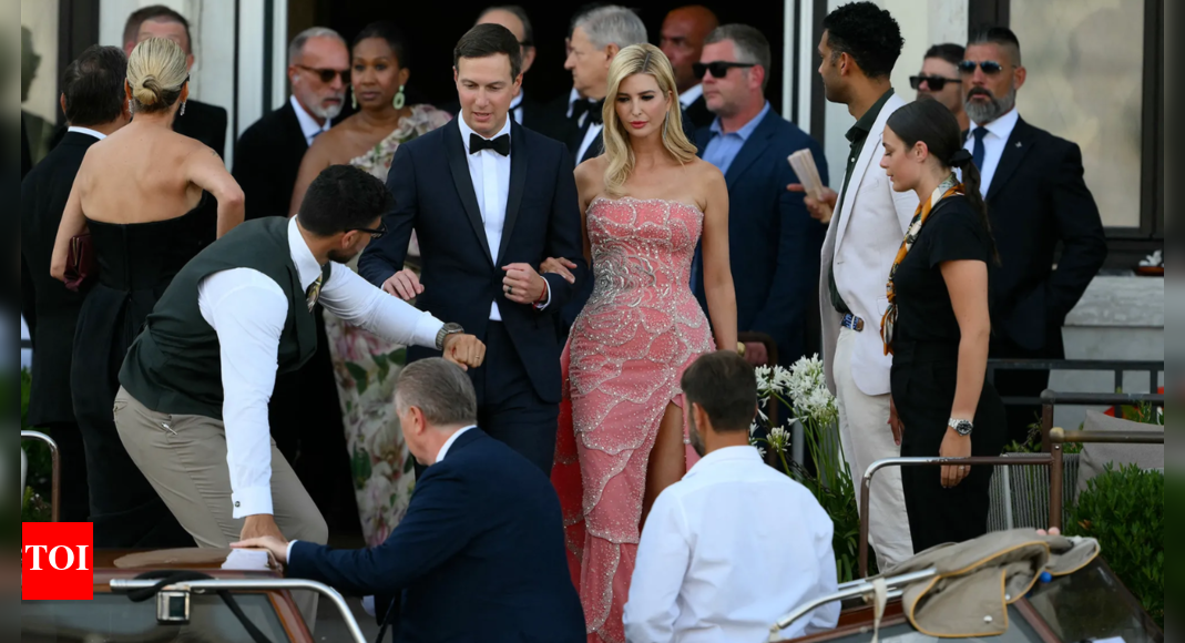 All aboard the love boat: 'She'd like to sit down by ...,' Kushner's chivalry for Ivanka Trump at Jeff Bezos' wedding goes viral