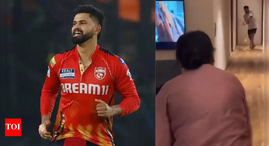 Watch: Shreyas Iyer clean bowled!  Mother celebrates after taking sons wicket | Cricket News – Times of India