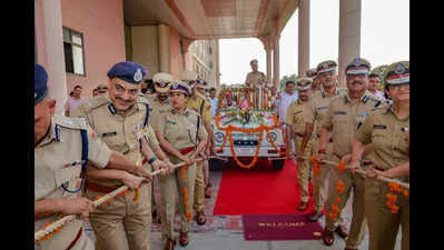 Meharda retires as acting DGP, successor awaited at midnight