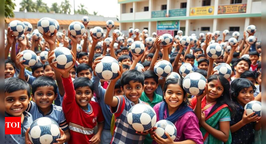 FIFA, Centre team up to promote football in schools with 10 lakh ball distribution
