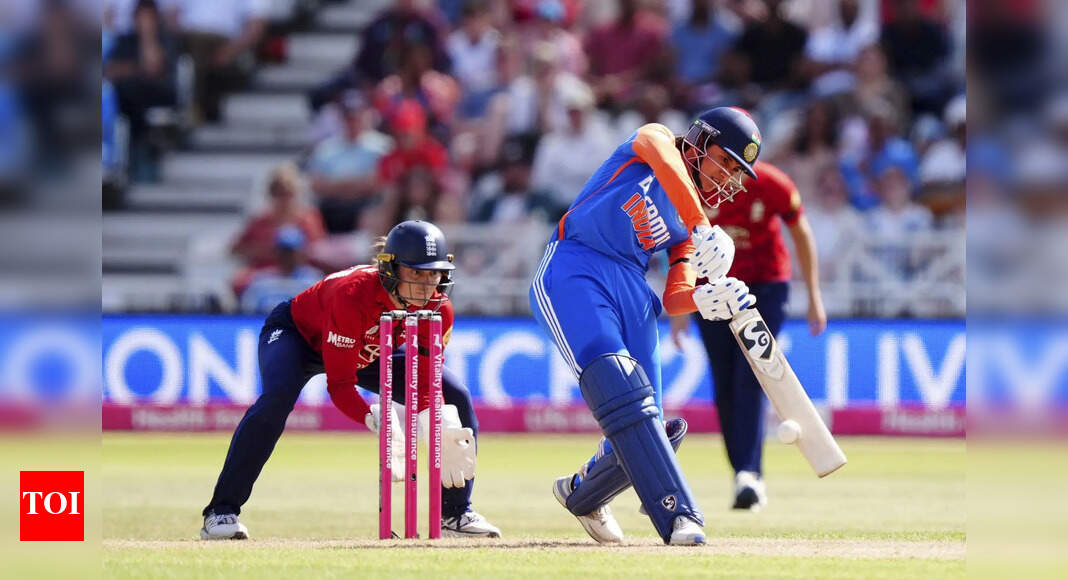 ICC T20I rankings: Smirti Mandhana rises to No. 3; Shafali, Harleen also move up | Cricket News – Times of India