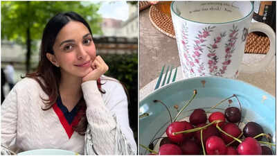 Mom-to-be Kiara Advani finds peace in mornings, cherries and poetry - See post