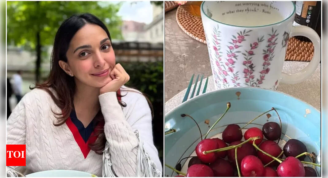 Kiara finds peace in mornings, cherries and poetry