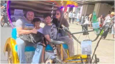 Sohail Khan and ex-wife Seema Sajdeh reunite for joyful family holiday in London with sons - See photos